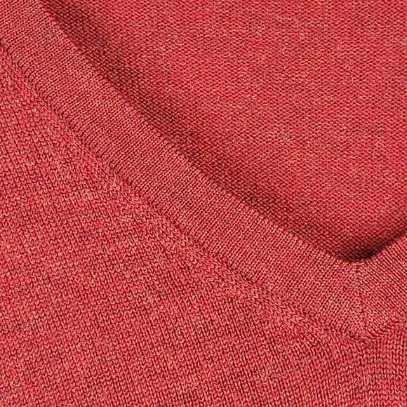 Brooks Brothers Sweater 346 Men’s XL Burnt Orange Merino Wool Pullover Knit Fall - Picture 5 of 7